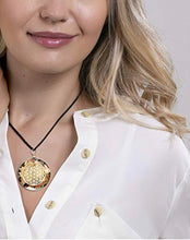 Load image into Gallery viewer, Flower of Life Pendant/ necklace (energy Generator)