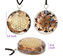 Load image into Gallery viewer, Flower of Life Pendant/ necklace (energy Generator)