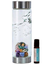 Load image into Gallery viewer, Gemstone water bottle