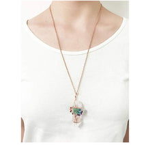 Load image into Gallery viewer, Tree of life crystal necklace