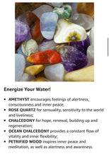 Load image into Gallery viewer, Gemstone water bottle