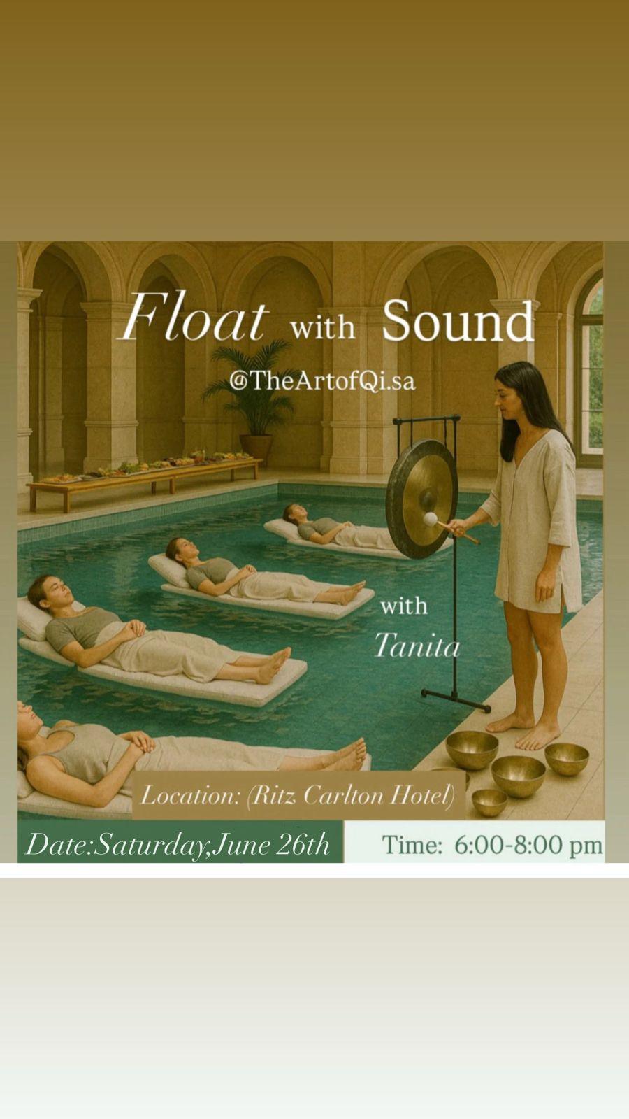 Sound Healing In The Pool